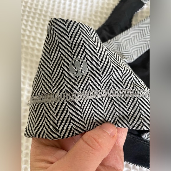 Lululemon All Sport Bra - white herringbone - Picture 5 of 6